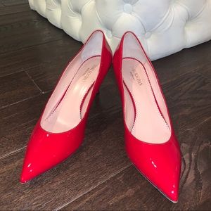 Tori Sundan Red Pumps
